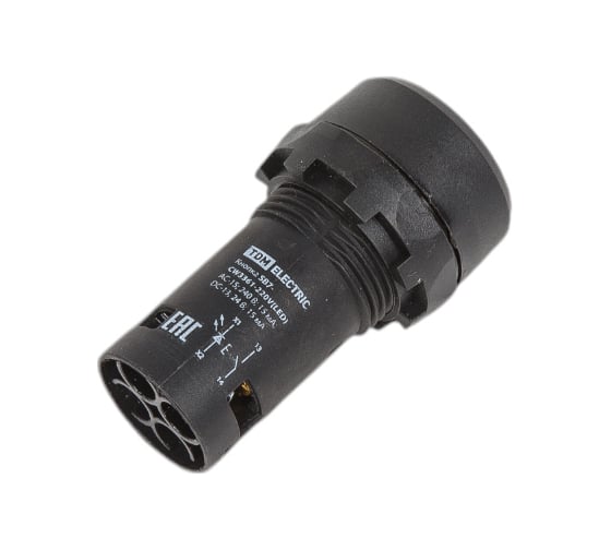 Кнопка TDM ELECTRIC SB7-CW3361-220V(LED) (диаметр 22 мм; 1з; зеленая) SQ0746-0025