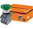 Грибовидная кнопка TDM ELECTRIC МРМ1-11G(LED) (в сборе; диаметр 40 мм; 24B; 1з+1р; зеленая) SQ0747-0032 1