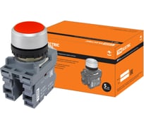 Кнопка с фиксацией TDM ELECTRIC MP2-20R (в сборе; диаметр 22 мм; 1з+1р; красная) SQ0747-0007