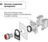 Кнопка с фиксацией TDM ELECTRIC MP2-20R (в сборе; диаметр 22 мм; 1з+1р; красная) SQ0747-0007 6