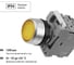 Кнопка с фиксацией TDM ELECTRIC MP2-21Y (LED; в сборе; диаметр 22 мм; 1з+1р; 220В; желтая) SQ0747-0023 4