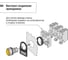 Кнопка с фиксацией TDM ELECTRIC MP2-21Y (LED; в сборе; диаметр 22 мм; 1з+1р; 220В; желтая) SQ0747-0023 6