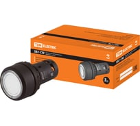 Кнопка TDM ELECTRIC SB7-CW3161-220V(LED) (диаметр 22 мм; 1з; белая) SQ0746-0023