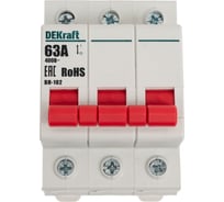 Выключатель нагрузки DEKraft 3п 63А ВН-102 SchE 17011DEK
