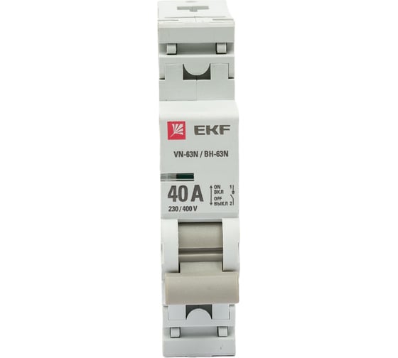 Выключатель нагрузки EKF 1P 40А ВН-63N PROxima S63140
