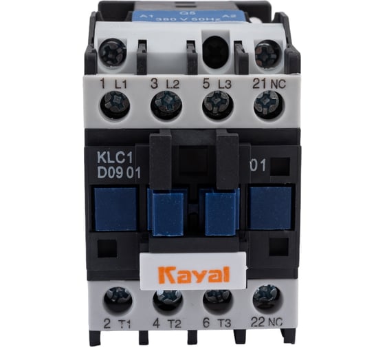 Магнитный пускатель KAYAL KLC1-D0901, 9А, катушка управления 380В UCD09A380V