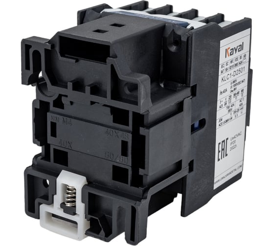 Магнитный пускатель KAYAL Контактор 25A-42AC-Б-УХЛ4 KLC1-D2501 KAYAL UCD25A042V
