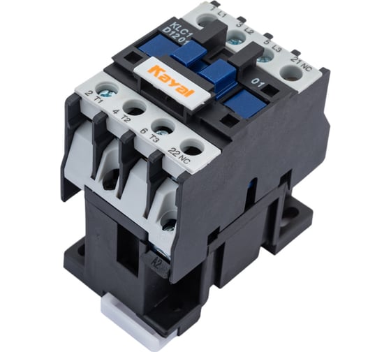 Магнитный пускатель KAYAL KLC1-D1201, 12А, катушка управления 380В UCD12A380V
