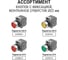 Кнопка TDM ELECTRIC mp1-21r(led) в сборе d22мм/220в 1з+1р красная SQ0747-0013 11
