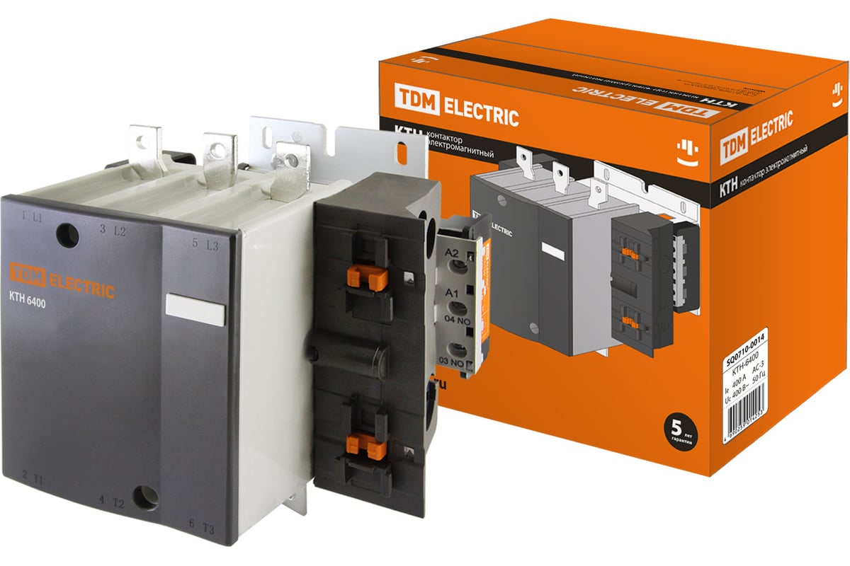 Контактор TDM ктн-6400 400а 400в/ас3 SQ0710-0014 - выгодная цена ...