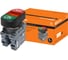 Кнопка TDM ELECTRIC двойная mpd3-11r (зеленая/красная) (led) в сборе d22мм/220в (on/off) линза красная SQ0747-0050 1