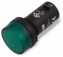 Лампа со встроенным светодиодом CL-502G зеленая ABB 1SFA619402R5022