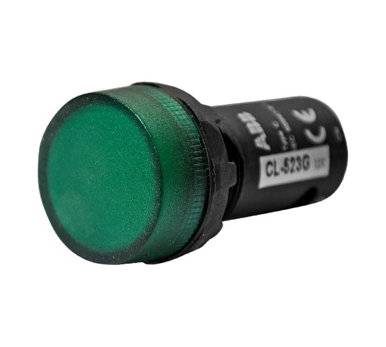 Лампа со встроенным светодиодом CL-523G зеленая ABB 1SFA619402R5232 1