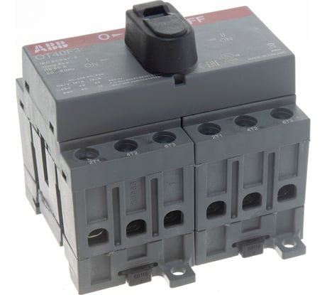 Реверсивный рубильник ABB OT40 F3C 40A 23A AC23 1SCA104913R1001