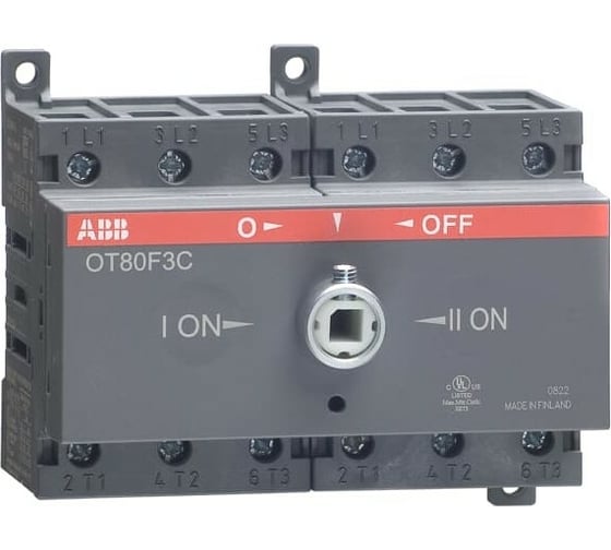 Реверсивный рубильник ABB OT80 F3C 80A 75A AC23 1SCA105402R1001 1