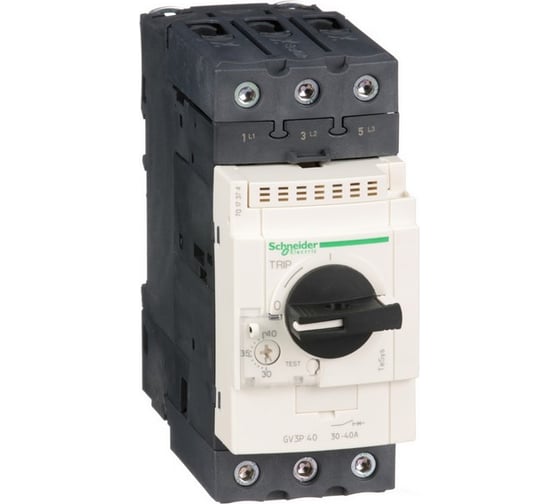 Автоматической выключатель защиты двигателя Systeme Electric P40 30-40А SchE GV3P40 1