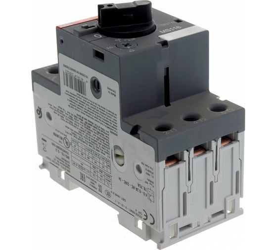 Автоматический выключатель защиты двигателя ABB MS-116-6.3 50kA 1SAM250000R1009