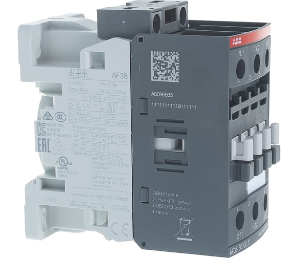 Контактор AF38-30-00-13 38А 100-250BAC/DC ABB 1SBL297001R1300