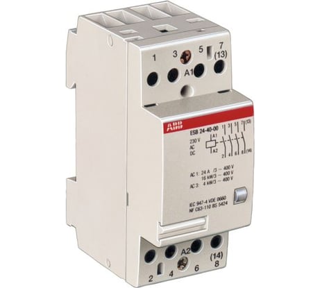 Контактор ESB-24-40 220V AC/DC ABB GHE3291102R0006
