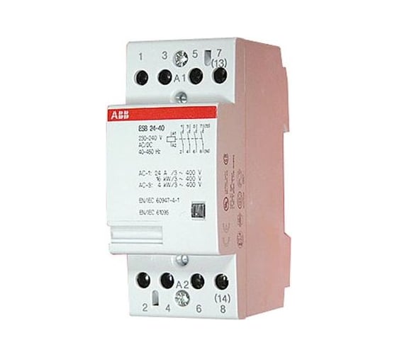 Контактор ESB-24-40 220V AC/DC ABB GHE3291102R0006