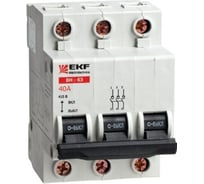 Выключатель нагрузки EKF ВН-63 63А/3П SL63-3-63