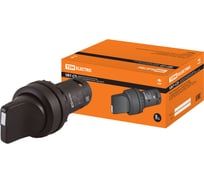 Переключатель 3 положения SB7-CD33 TDM ELECTRIC с фиксацией 2НО d22 мм черный IP40 SQ0746-0072