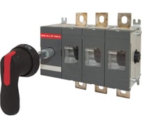 Рубильник TDM ELECTRIC внк-43-2 3п 1600а с выносной фронтальной ручкой управления и переходником 280 мм SQ0744-0220