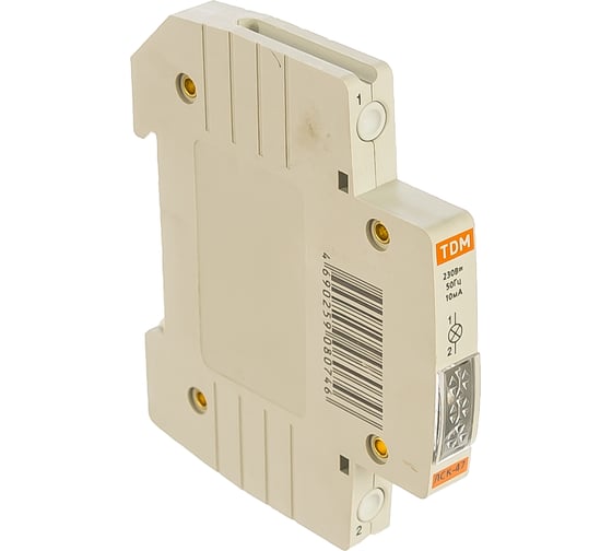 Компактная сигнальная лампа синяя TDM ЛСК-47 LED AC/DC SQ0214-0011