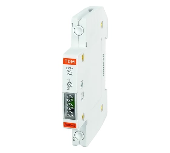 Компактная сигнальная лампа синяя TDM ЛСК-47 LED AC/DC SQ0214-0011