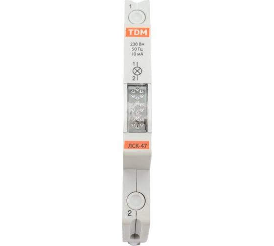 Компактная сигнальная лампа зеленая TDM ЛСК-47 LED AC/DC SQ0214-0013