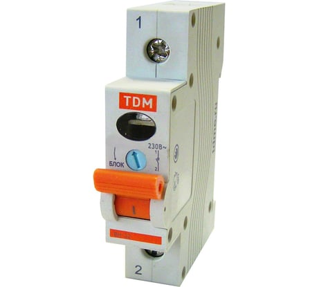 Выключатель нагрузки мини-рубильник TDM ELECTRIC ВН-32 1P 20A SQ0211-0002