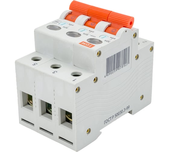 Выключатель нагрузки мини-рубильник TDM ELECTRIC ВН-32 3P 50A SQ0211-0026