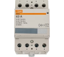 Модульный контактор TDM ELECTRIC КМ63/4-63 SQ0213-0020