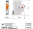 Модульный трехпозиционный переключатель TDM ELECTRIC МП-63 1P 40А SQ0224-0007 4