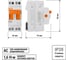 Модульный трехпозиционный переключатель TDM ELECTRIC МП-63 2P 25А SQ0224-0014 4