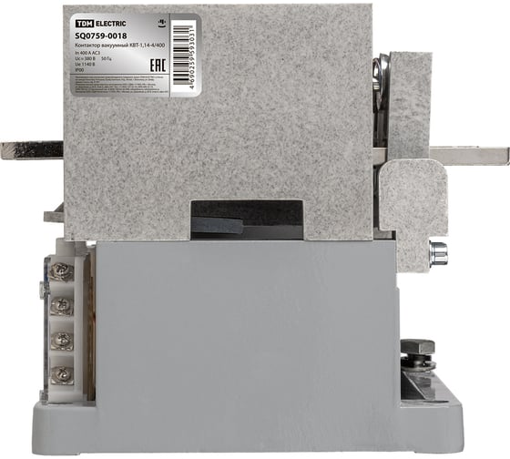 Вакуумный контактор TDM ELECTRIC квт-1,14-4/400, 380в ac/dc, 4но+3нз SQ0759-0018