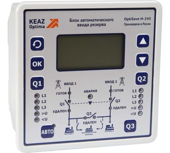 Блок автоматического ввода резерва КЭАЗ OptiSave H-243-У3 281763