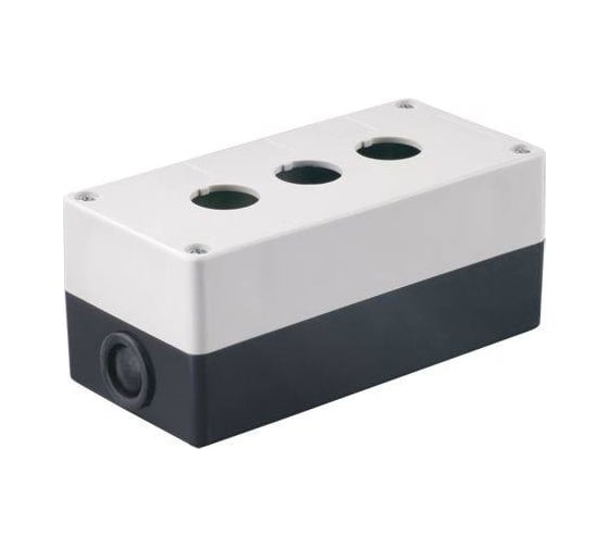 Кнопочный пост, белый КП 103 3 EKF cpb-103-w 151575 1