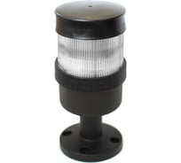 Светосигнальная колонна INNOCONT d=70мм, светодиод, стойка 55мм, основание d=70мм, постоянное свечение, без зуммера, цвет: белый, 24VDC, IP65, кабель 0,5м TL70-024-W-55