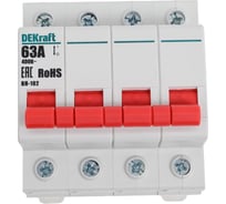 Выключатель нагрузки DEKraft ВН102-4Р-063А 17015DEK 1113283