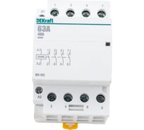 Модульный контактор DEKraft МК103 4НО 63А 230В1113418 18088DEK