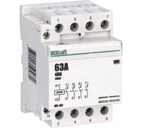 Контактор модульный DEKraft МК-103 4НО, 63 А, 230 В 18088DEK