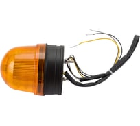 Светосигнальный маячок INNOCONT d=70мм, L=85мм, светодиод, вращение, зуммер, цвет: желтый, 24VDC IP54, кабель 0.5м SL70B-024-Y