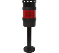 Светосигнальная колонна INNOCONT d=70мм, светодиод, стойка+основание, цвет: красный, 24VDC, зуммер TL70B-024-R-155