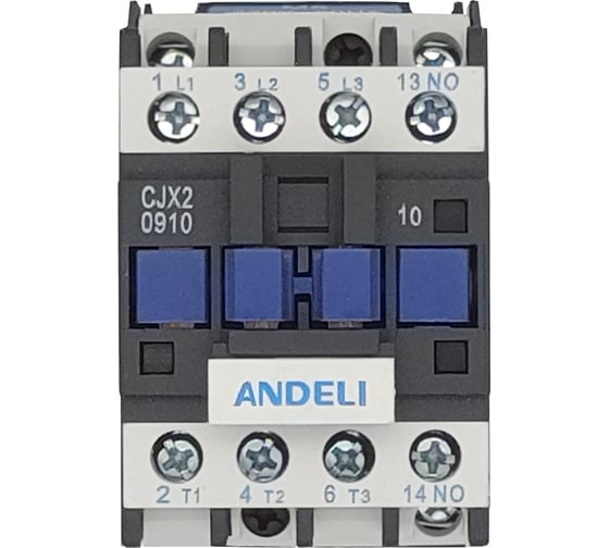 Контактор ANDELI CJX2-0910 9А 220В/AC3 1но 50Гц ADL08-002