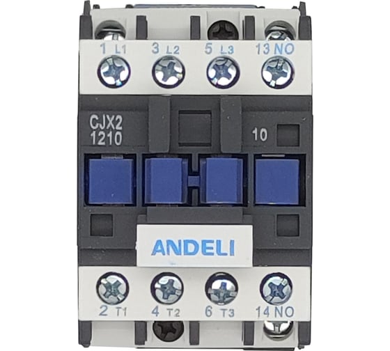 Контактор ANDELI CJX2-1210 12A 220В/AC3 1но 50Гц ADL08-004