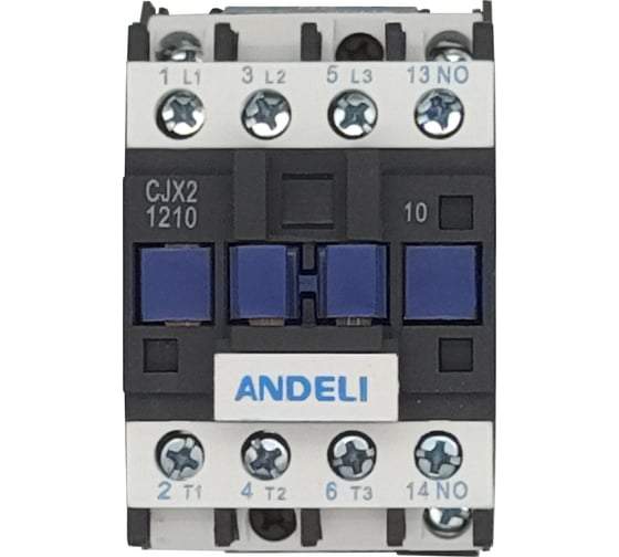 Контактор ANDELI CJX2-1210 12A 24В/AC3 1но 50Гц ADL08-034