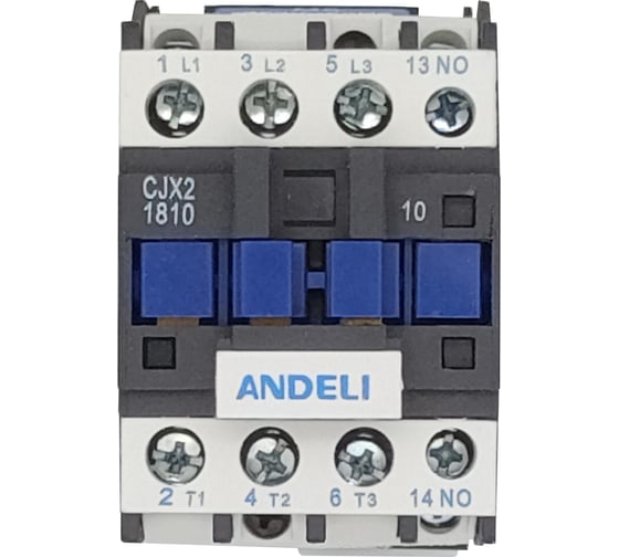 Контактор ANDELI CJX2-1810 18A 220В/AC3 1но 50Гц ADL08-006