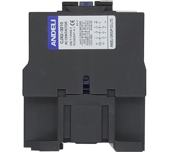Контактор ANDELI CJX2-3210 32A 220В/AC3 1но 50Гц ADL08-010