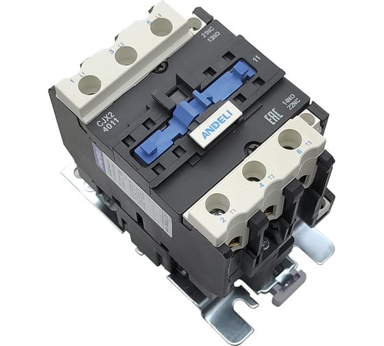 Контактор ANDELI CJX2-4011 40A 220В/AC3 1но+1нз 50Гц ADL08-011